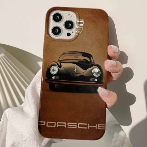 Porsche Baskılı Silikon Telefon Kılıfı