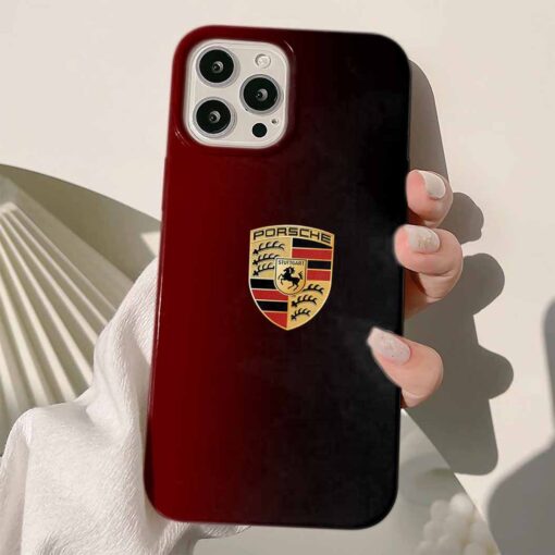 Porsche Baskılı Silikon Telefon Kılıfı