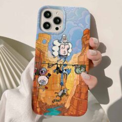 Regular Show İpte Yürüme Baskılı Silikon Telefon Kılıfı