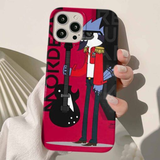 Mordecai Gittar Baskılı Silikon Telefon Kılıfı