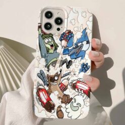 Regular Show Kola Patlaması Baskılı Silikon Telefon Kılıfı
