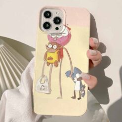 Regular Show Küçük Mordecai Rigby Baskılı Silikon Telefon Kılıfı