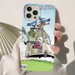 Regular Show Araba Turu Baskılı Silikon Telefon Kılıfı
