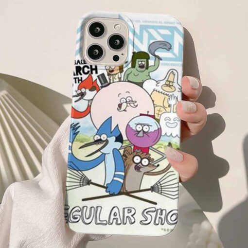 Regular Show Tasarımlı Silikon Telefon Kılıfı