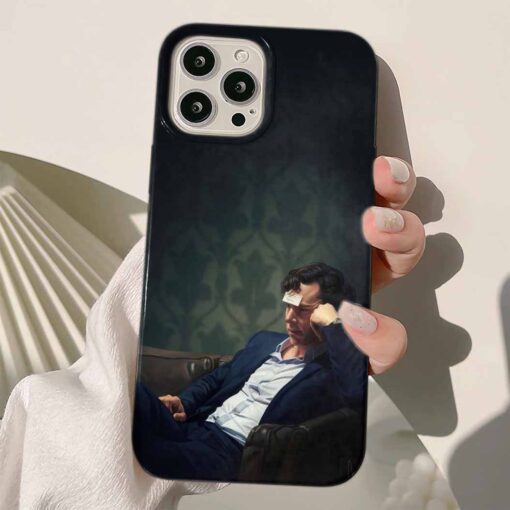 Sherlock Baskılı Silikon Telefon Kılıfı