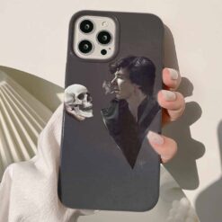 Sherlock Baskılı Silikon Telefon Kılıfı