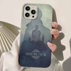 Sherlock Baskılı Silikon Telefon Kılıfı