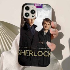 Sherlock Baskılı Silikon Telefon Kılıfı