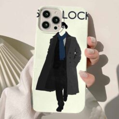 Sherlock Baskılı Silikon Telefon Kılıfı