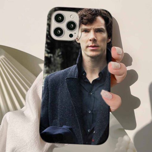 Sherlock Baskılı Silikon Telefon Kılıfı
