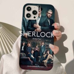 Sherlock Baskılı Silikon Telefon Kılıfı
