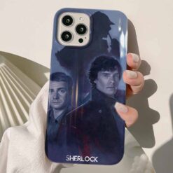 Sherlock Baskılı Silikon Telefon Kılıfı