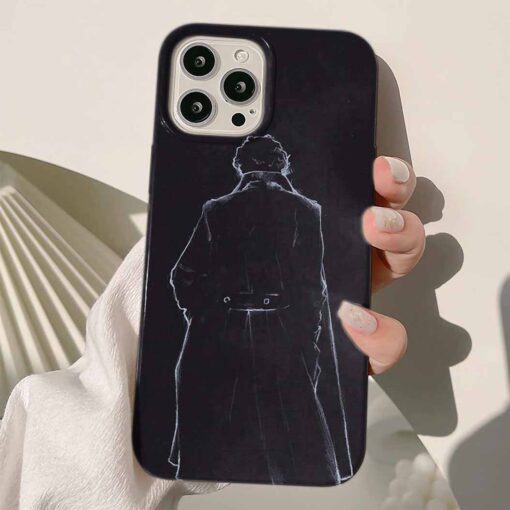 Sherlock Baskılı Silikon Telefon Kılıfı