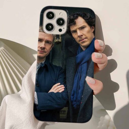 Sherlock Baskılı Silikon Telefon Kılıfı