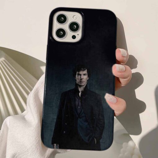 Sherlock Baskılı Silikon Telefon Kılıfı
