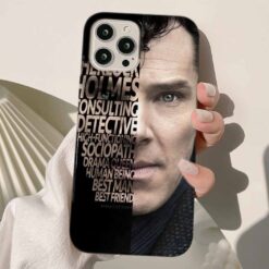 Sherlock Baskılı Silikon Telefon Kılıfı