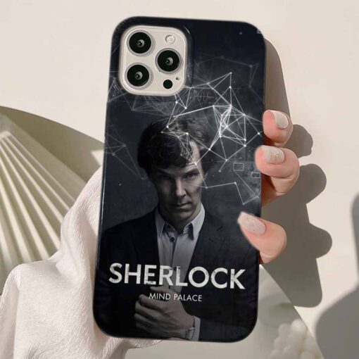 Sherlock Baskılı Silikon Telefon Kılıfı