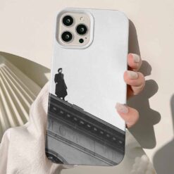 Sherlock Baskılı Silikon Telefon Kılıfı
