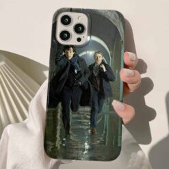 Sherlock Baskılı Silikon Telefon Kılıfı