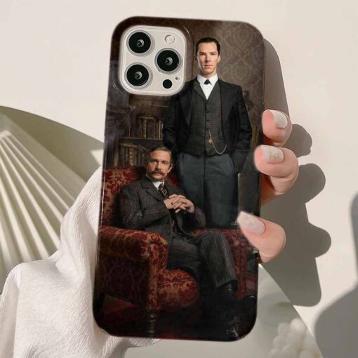 Sherlock Baskılı Silikon Telefon Kılıfı