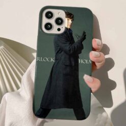 Sherlock Baskılı Silikon Telefon Kılıfı