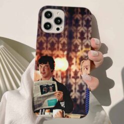 Sherlock Baskılı Silikon Telefon Kılıfı