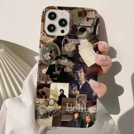 Sherlock Baskılı Silikon Telefon Kılıfı