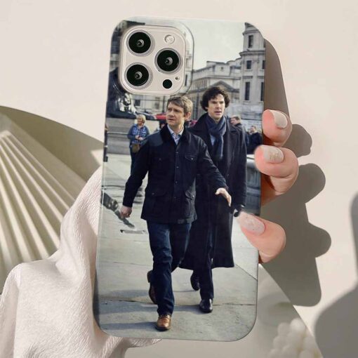 Sherlock Baskılı Silikon Telefon Kılıfı