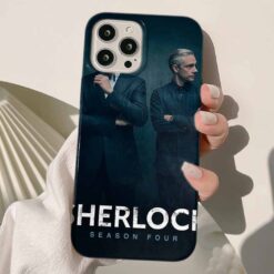 Sherlock Baskılı Silikon Telefon Kılıfı