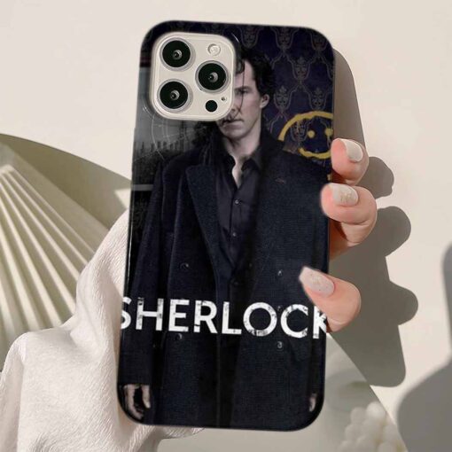 Sherlock Baskılı Silikon Telefon Kılıfı