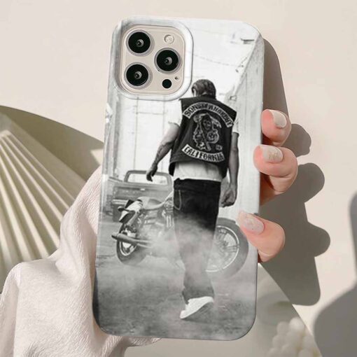 Sons Of Anarchy Baskılı Silikon Telefon Kılıfı