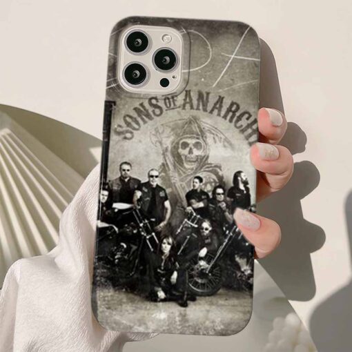 Sons Of Anarchy Baskılı Silikon Telefon Kılıfı