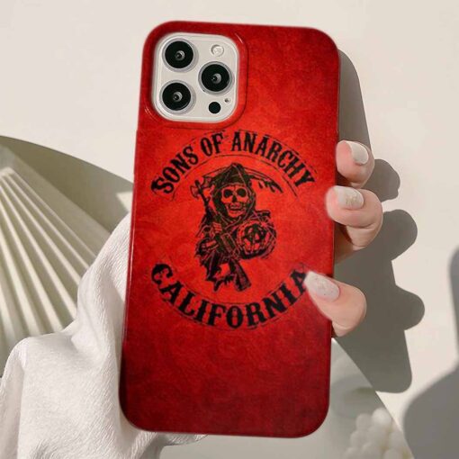 Sons Of Anarchy Baskılı Silikon Telefon Kılıfı