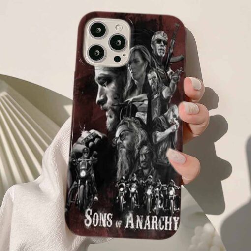 Sons Of Anarchy Baskılı Silikon Telefon Kılıfı