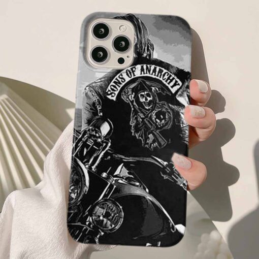 Sons Of Anarchy Baskılı Silikon Telefon Kılıfı