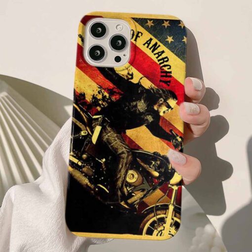 Sons Of Anarchy Baskılı Silikon Telefon Kılıfı