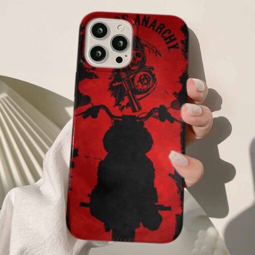 Sons Of Anarchy Baskılı Silikon Telefon Kılıfı
