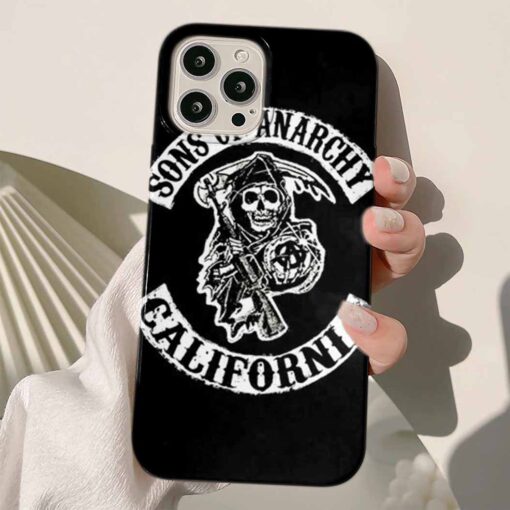 Sons Of Anarchy Baskılı Silikon Telefon Kılıfı