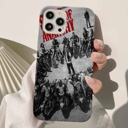 Sons Of Anarchy Baskılı Silikon Telefon Kılıfı