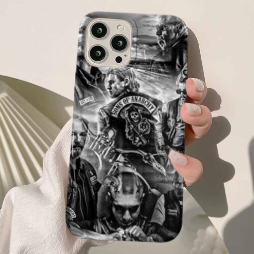 Sons Of Anarchy Baskılı Silikon Telefon Kılıfı