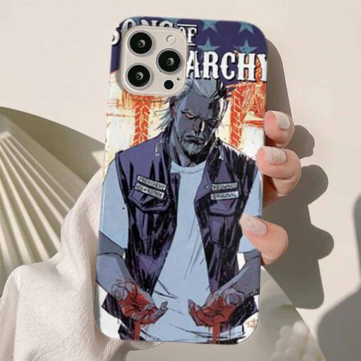 Sons Of Anarchy Baskılı Silikon Telefon Kılıfı