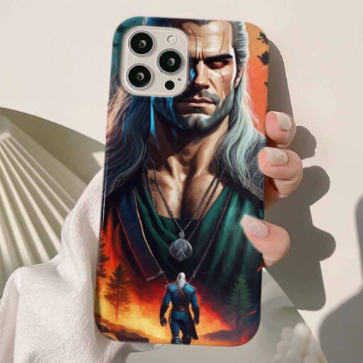 The Witcher Baskılı Silikon Telefon Kılıfı