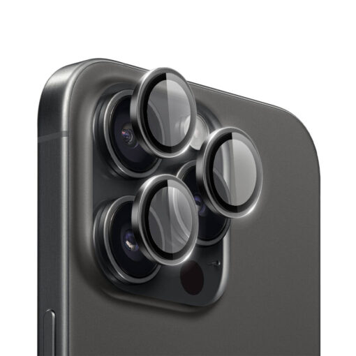 Apple iPhone 15 Pro Max PVD Lens Guard Metal Kamera Lens Koruyucu