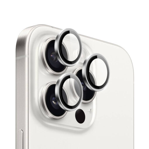 Apple iPhone 15 Pro Max PVD Lens Guard Metal Kamera Lens Koruyucu - Görsel 7