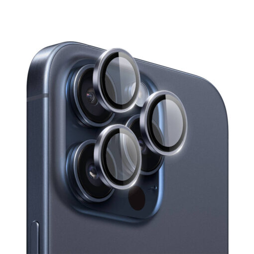 Apple iPhone 15 Pro Max PVD Lens Guard Metal Kamera Lens Koruyucu - Görsel 9