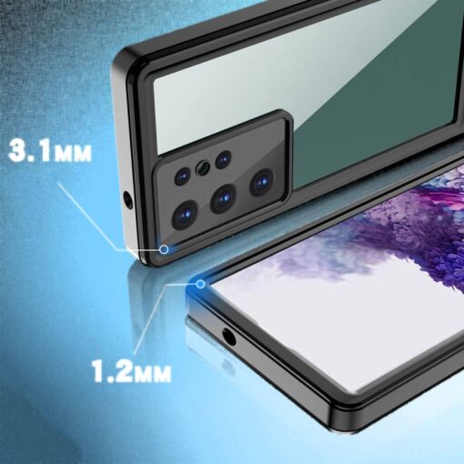 Galaxy S23 Ultra Kılıf 1-1 Su Geçirmez Kılıf - Görsel 4