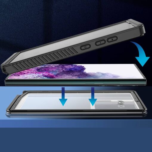 Galaxy S23 Ultra Kılıf 1-1 Su Geçirmez Kılıf - Görsel 8