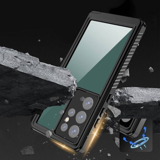 Galaxy S23 Ultra Kılıf 1-1 Su Geçirmez Kılıf - Görsel 10