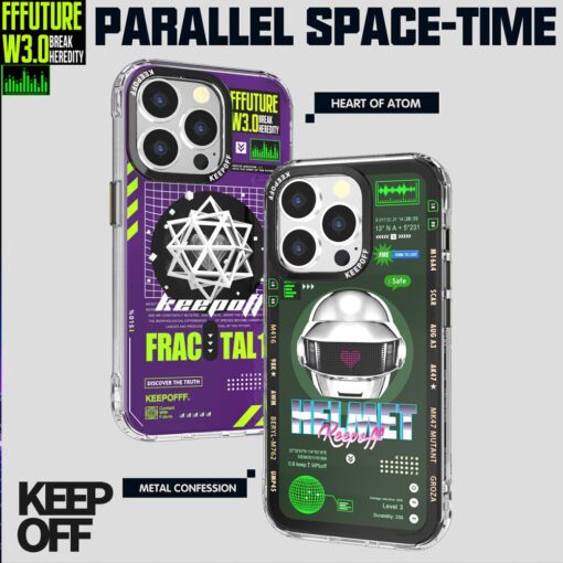 Keep Off Parallel Space Time Magsafe Kapak - Görsel 5