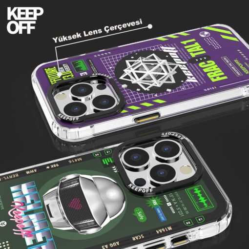 Keep Off Parallel Space Time Magsafe Kapak - Görsel 7
